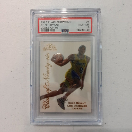 1996 Flair Class of '96 Kobe Bryant #4 PSA NM-MT 8