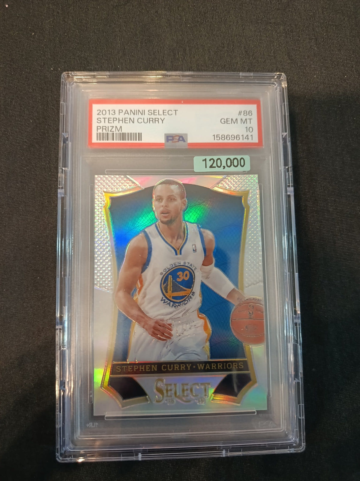 2013 Panini Select Stephen Curry Prizm #86 PSA GEM MT 10