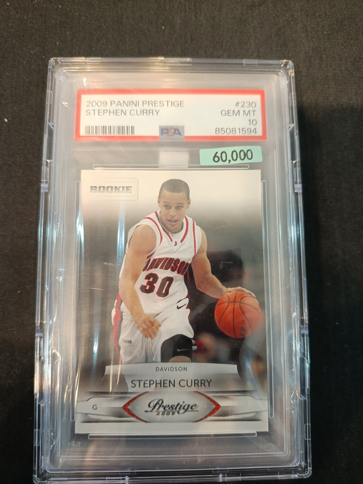 2009 Panini Prestige Stephen Curry #230 PSA 10
