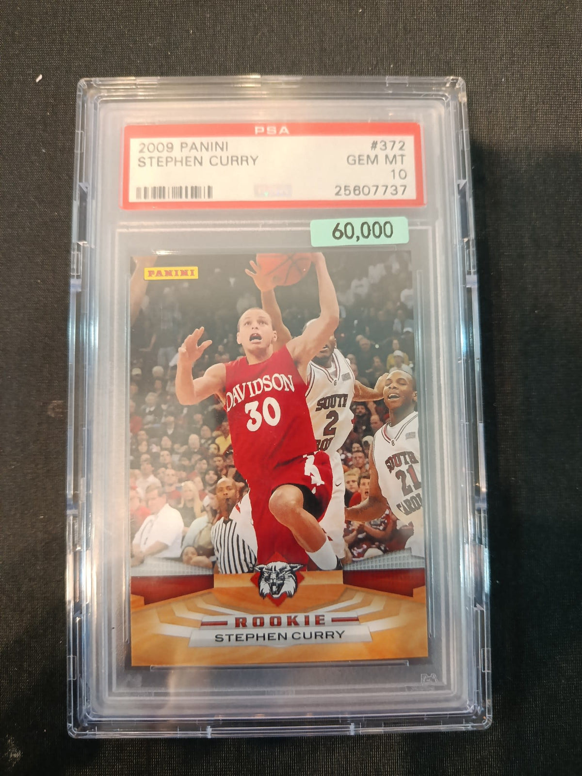 2009 Panini Rookie Stephen Curry #372 PSA 10