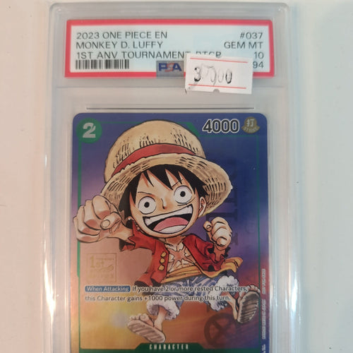 2023 Bandai Island Tournament Monkey D. Luffy #037 PSA 10