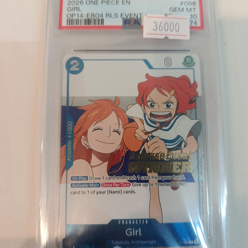 Bandai OP-14 Emperors in the New World Girl #096 PSA 10