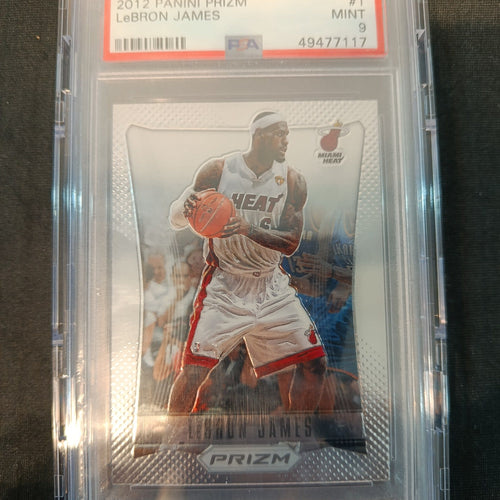 2012 Panini Prizm LeBron James #1 PSA 9