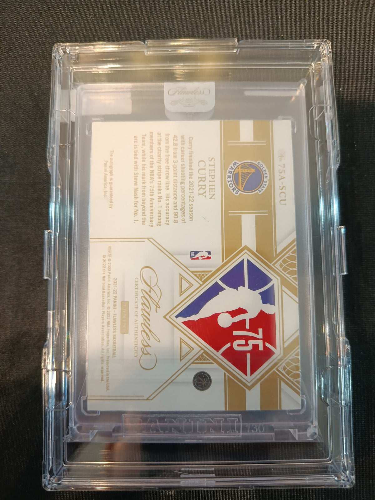 2014 Panini Immaculate Stephen Curry #11 Panini 9 - view 2