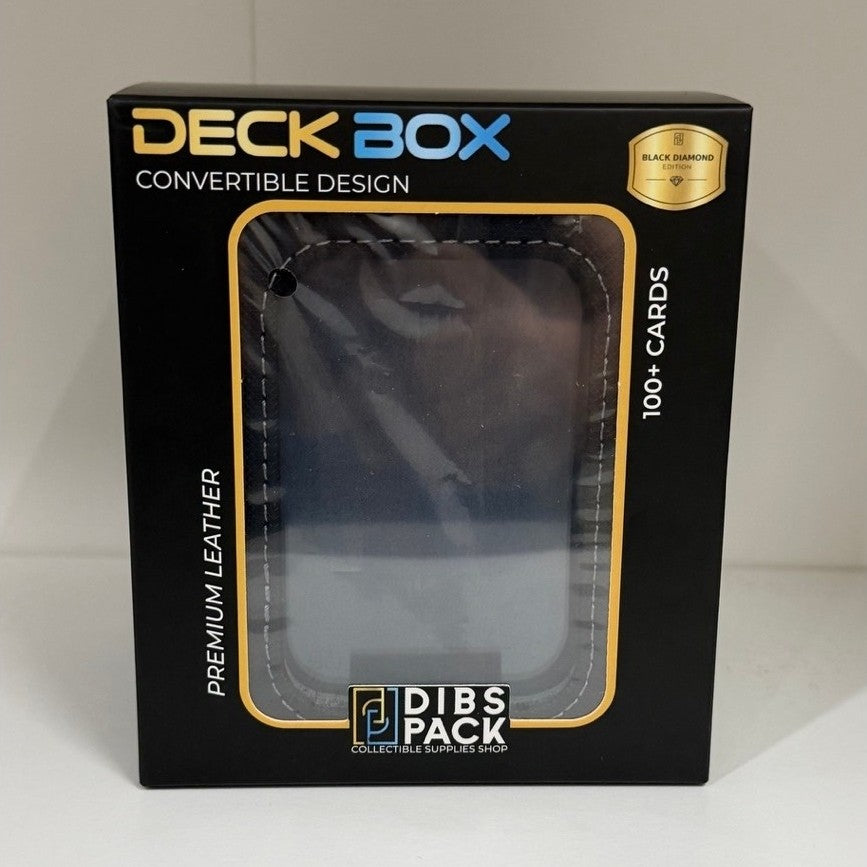 Convertible Deck Box - Black Diamond edition | TCG, Pokemon, One Piece, Magic MTG, Lorcana