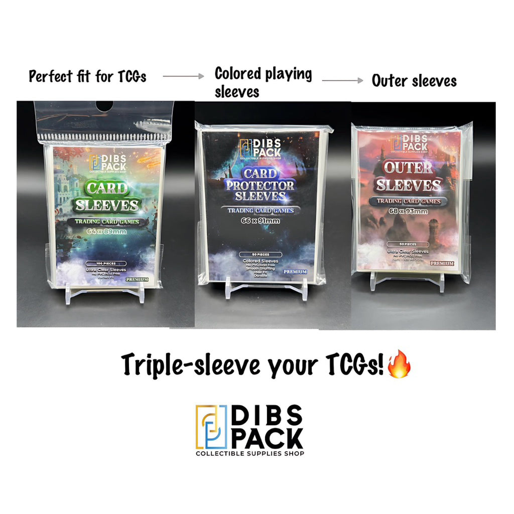 Hard Outer Sleeves for TCG (68x93mm / 120 microns)