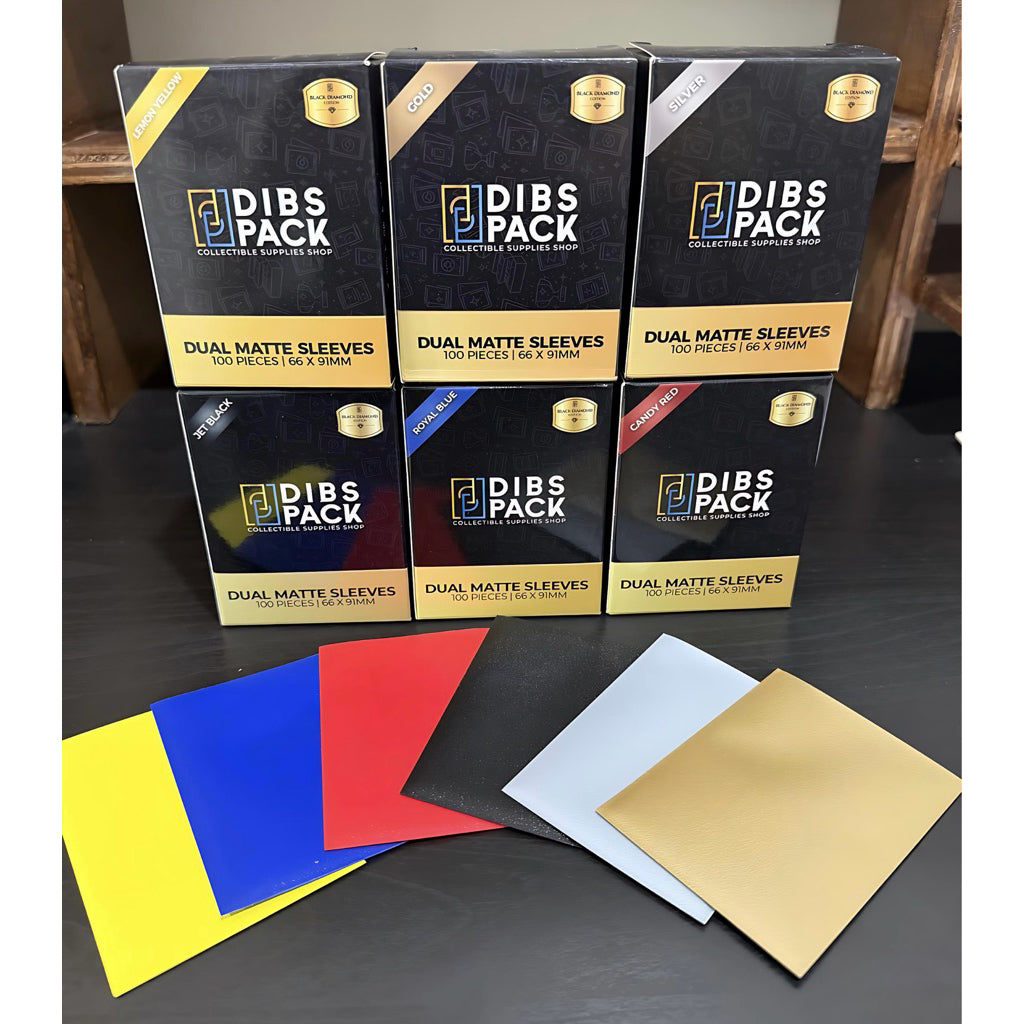 Dual Matte Playing Sleeves (100pcs) - pokemon, magic the gathering, one piece, lorcana, TCG